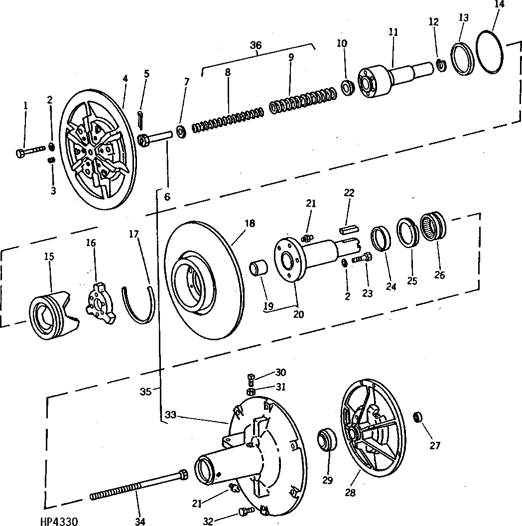 DRIVE WHEEL CLUTCH SHEAVE AND INPUT HOUSING