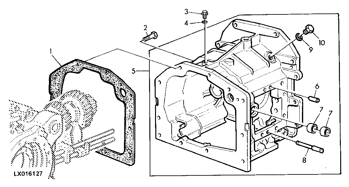 RANGE TRANSMISSION HOUSING (SYNCROPLUS OR POWERREVERSER)