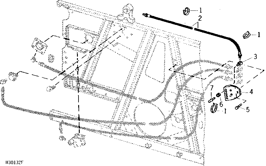 Primary Countershaft Lube Bank System (Left - Hand Side) (Posi-Torq Drive)
