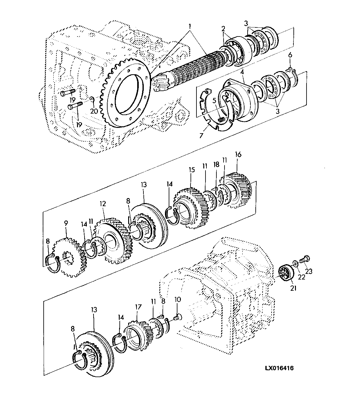 DIFF. DRIVE SHAFT, RANGE TRANSMISSION (POWRQUAD)