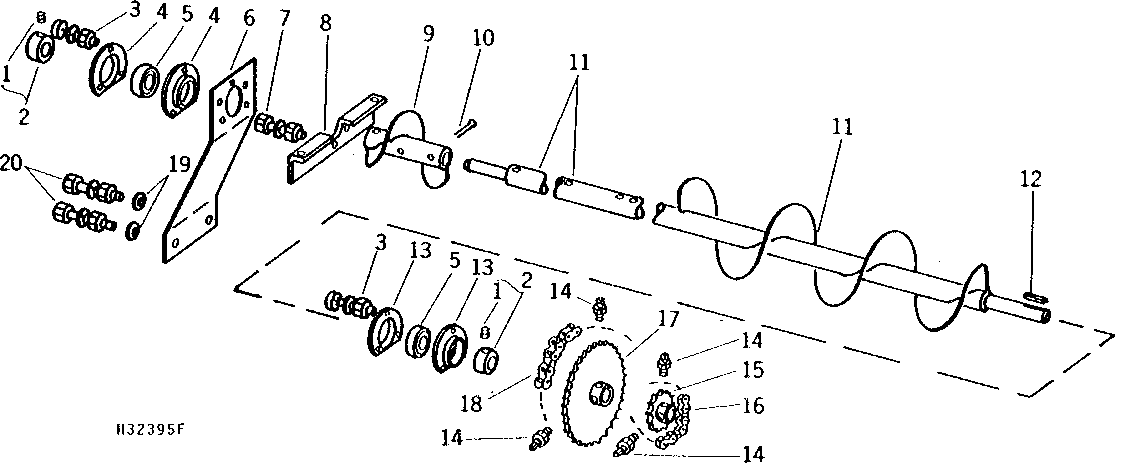 DIP AND POUR ELEVATOR GRAIN TANK LOADING AUGER