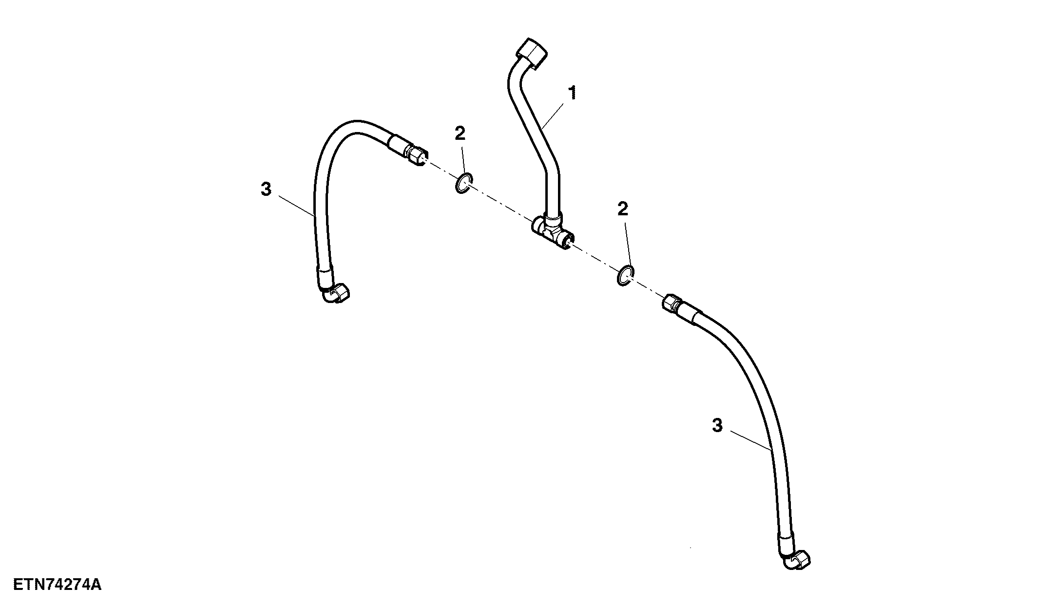 Oil Lines, Lift Cylinder