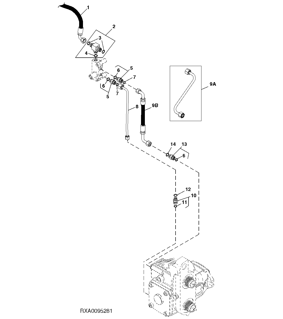 Load Sense Manifold Lines (40K) (50K/IVT™/ILS™) (005467 - )