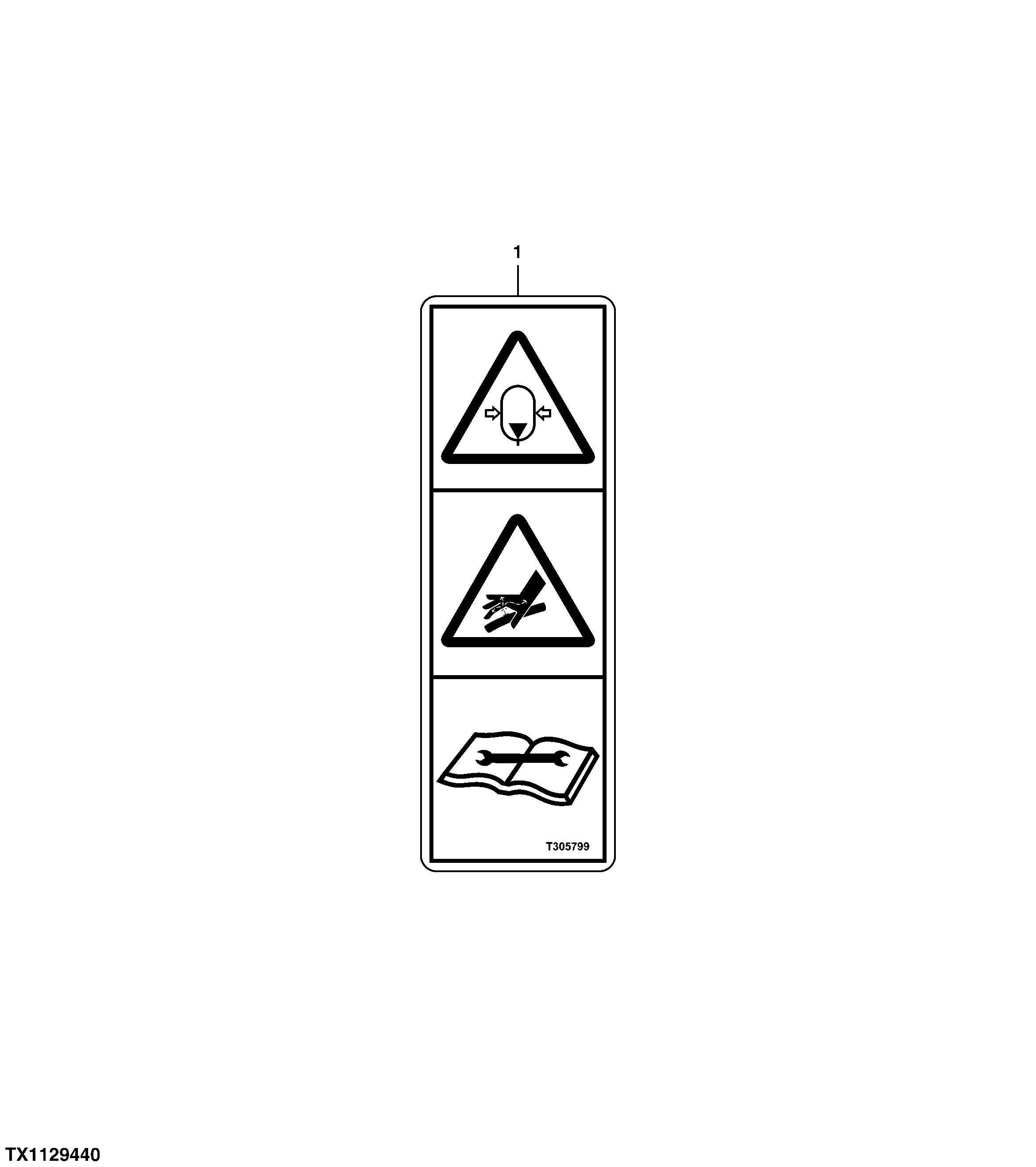 No Text Accumulator Warning Label