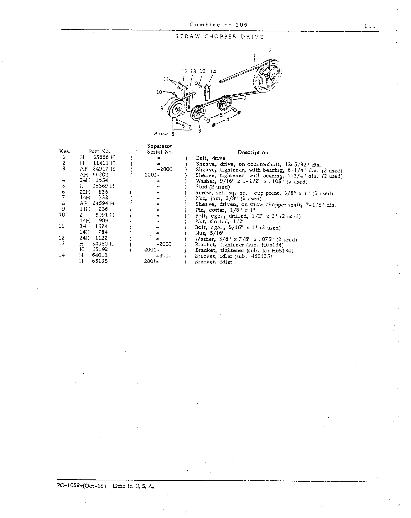 Drives and Separator Shields (Continued)