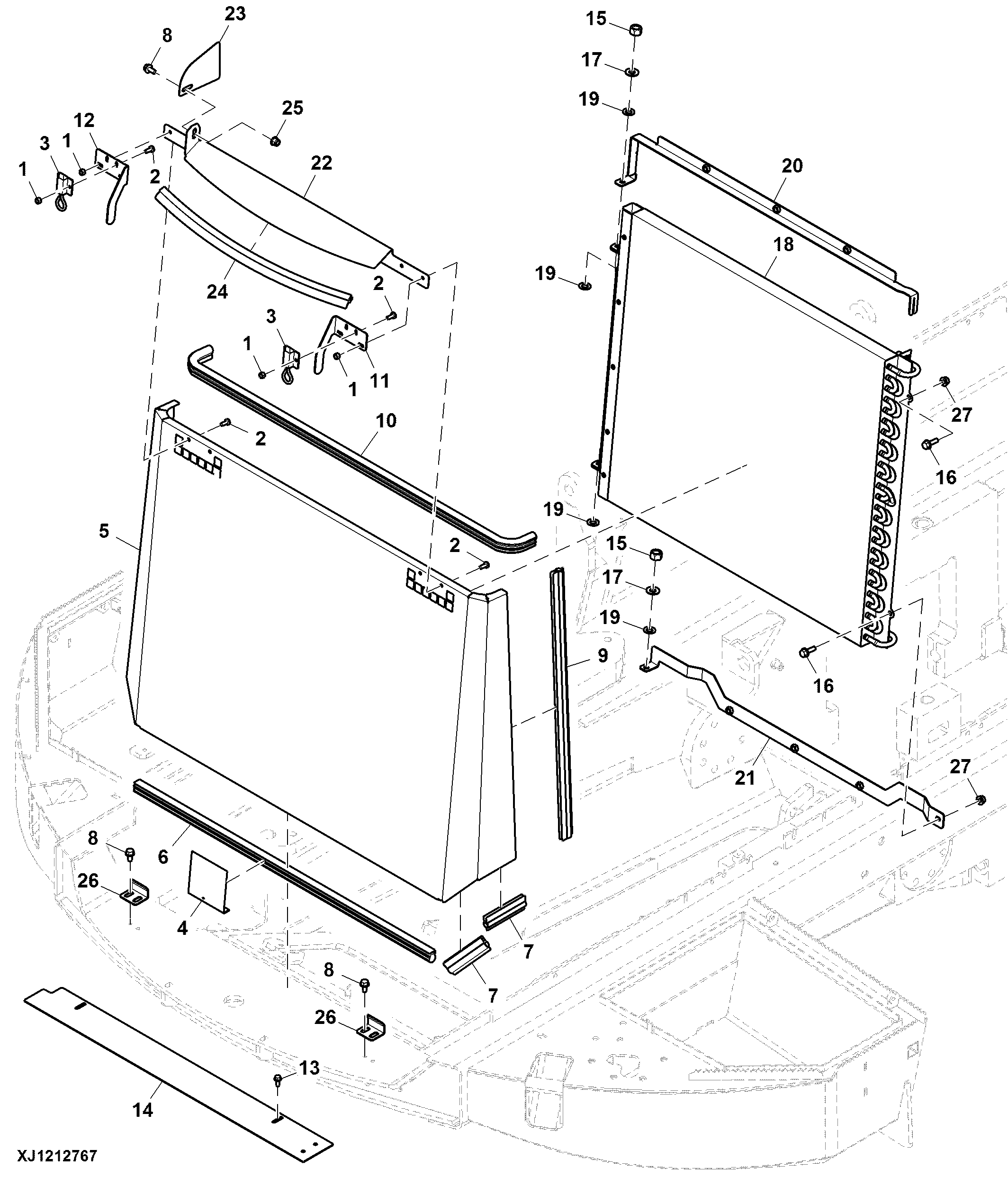 Cooler Covers and Air Conditioning Condenser Mounting