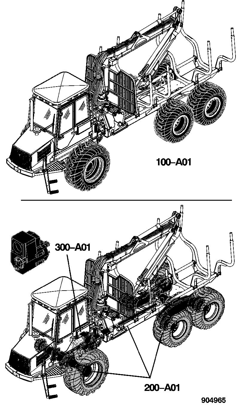 1010D Forwarder (S.N. 004001- ), Tier 3, Engine 4045HTJ85