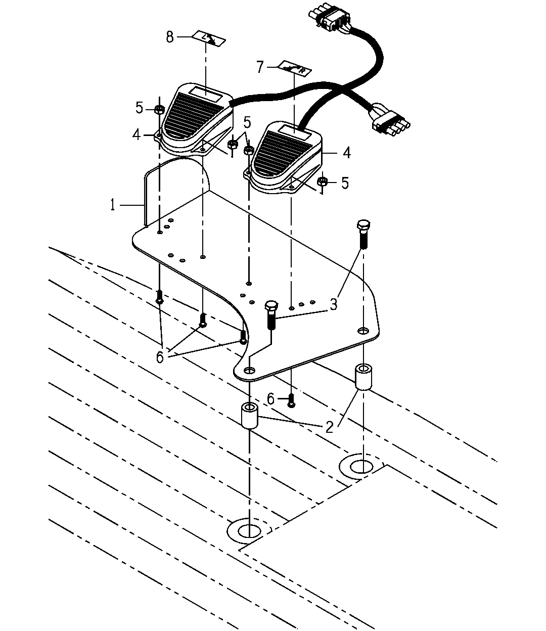CONTROL GP, ELEVATOR SWING (OPTION 0501,0571)
