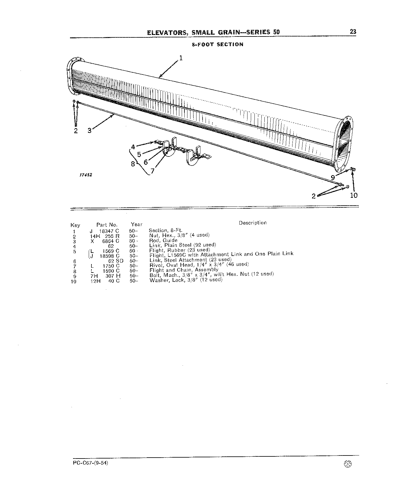 Elevators, Small Grain - Series 50 8 - Foot Section