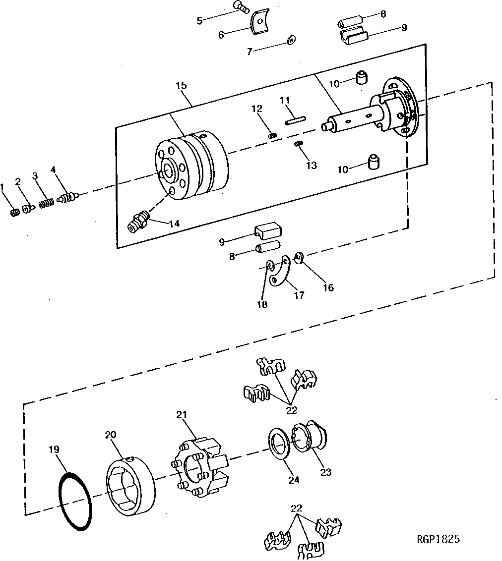 FUEL INJECTION PUMP HYDRAULIC HEAD AND ROTOR