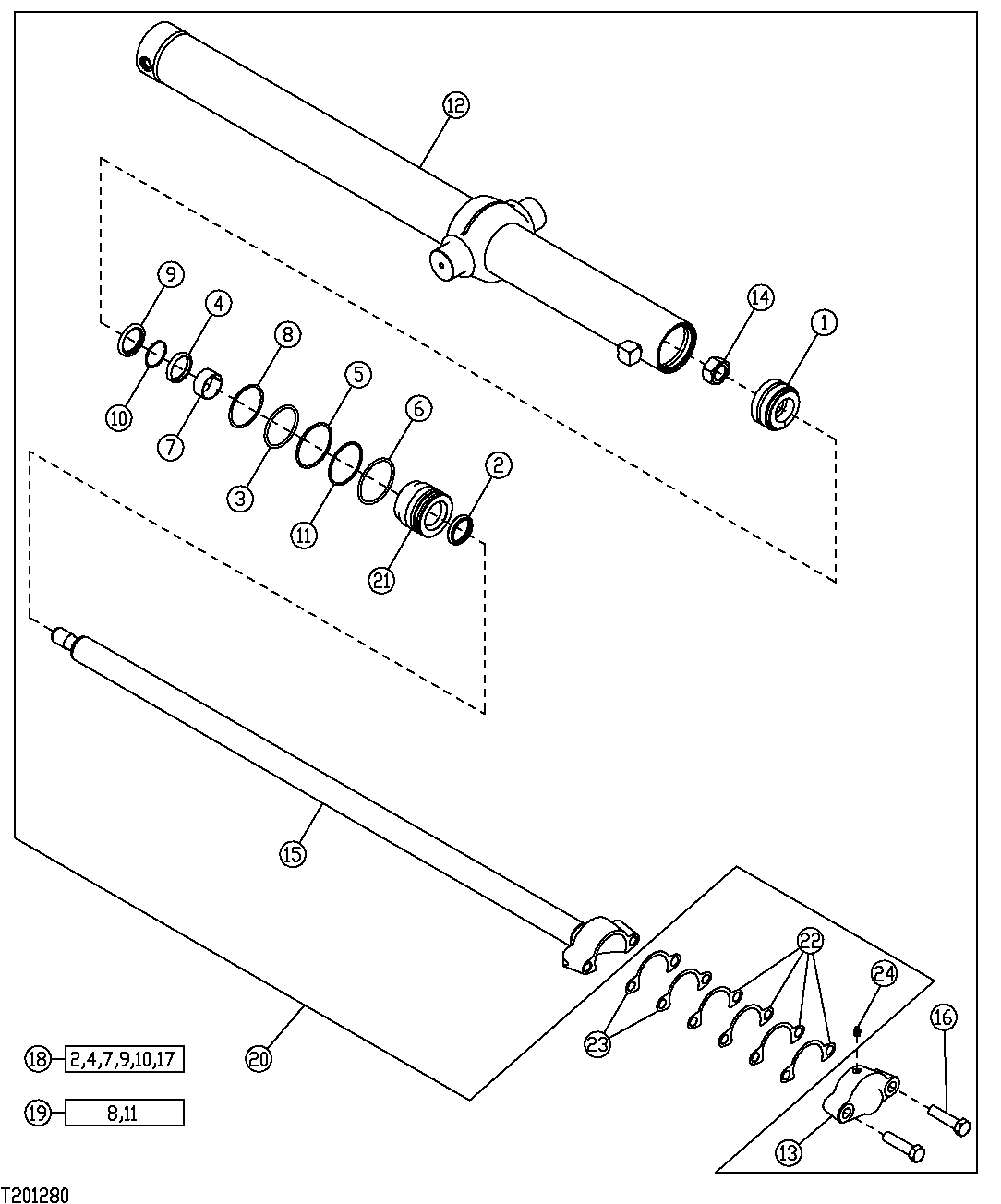 REPLACEMENT REPLACEMENT BLADE LIFT CYLINDER