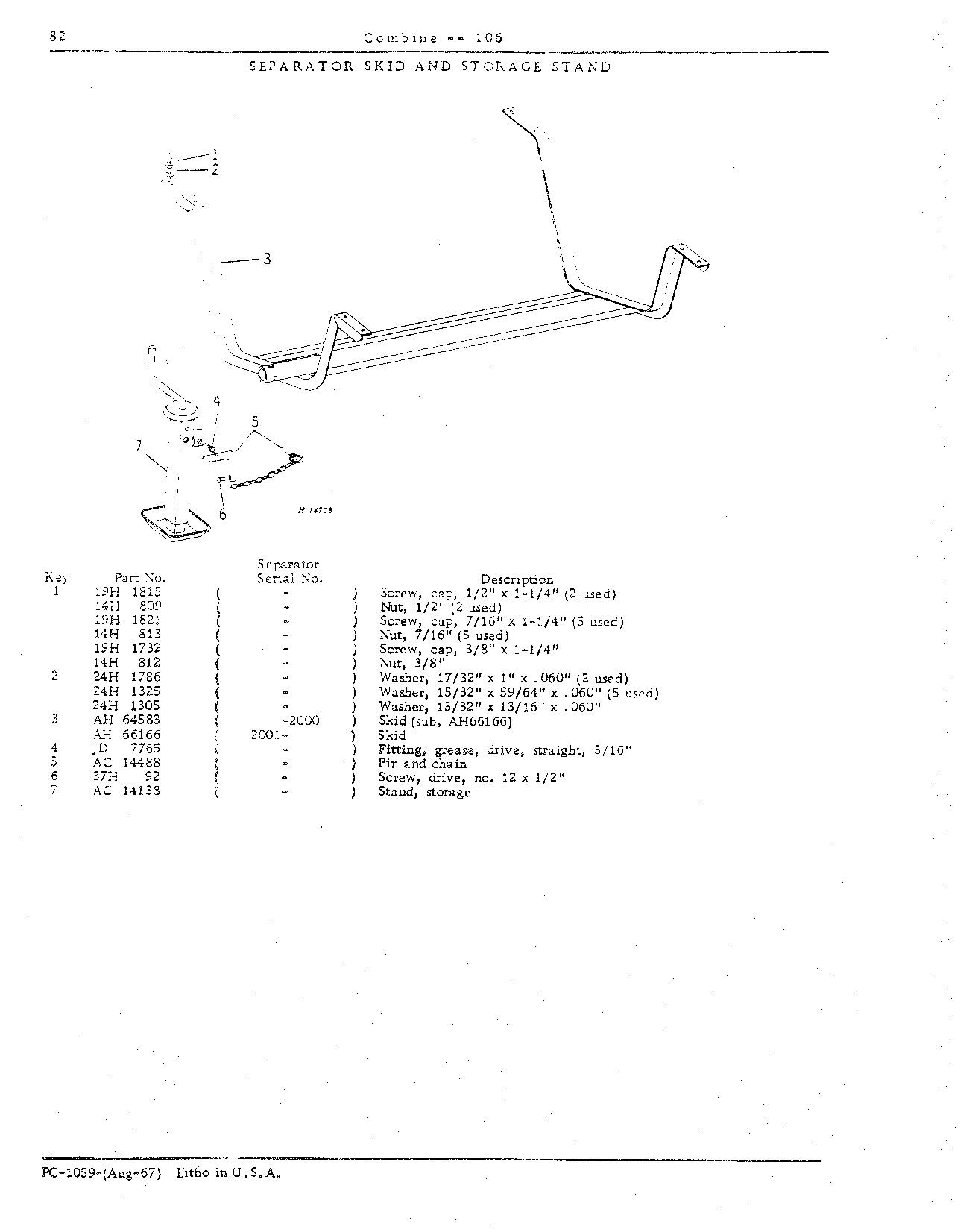 Separator Front, Top, and Side Sheets, Rear Hood, Ladder, Braces, and Skid (Continued)