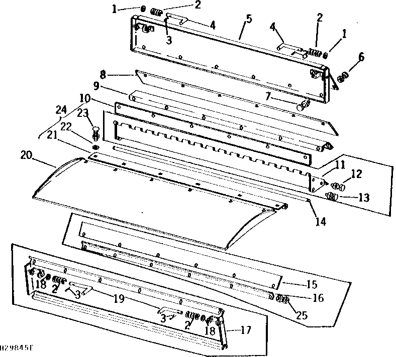 SEPARATOR FRONT SHEETS, SEALS, DOORS, FEED PLATE AND STONE TRAP