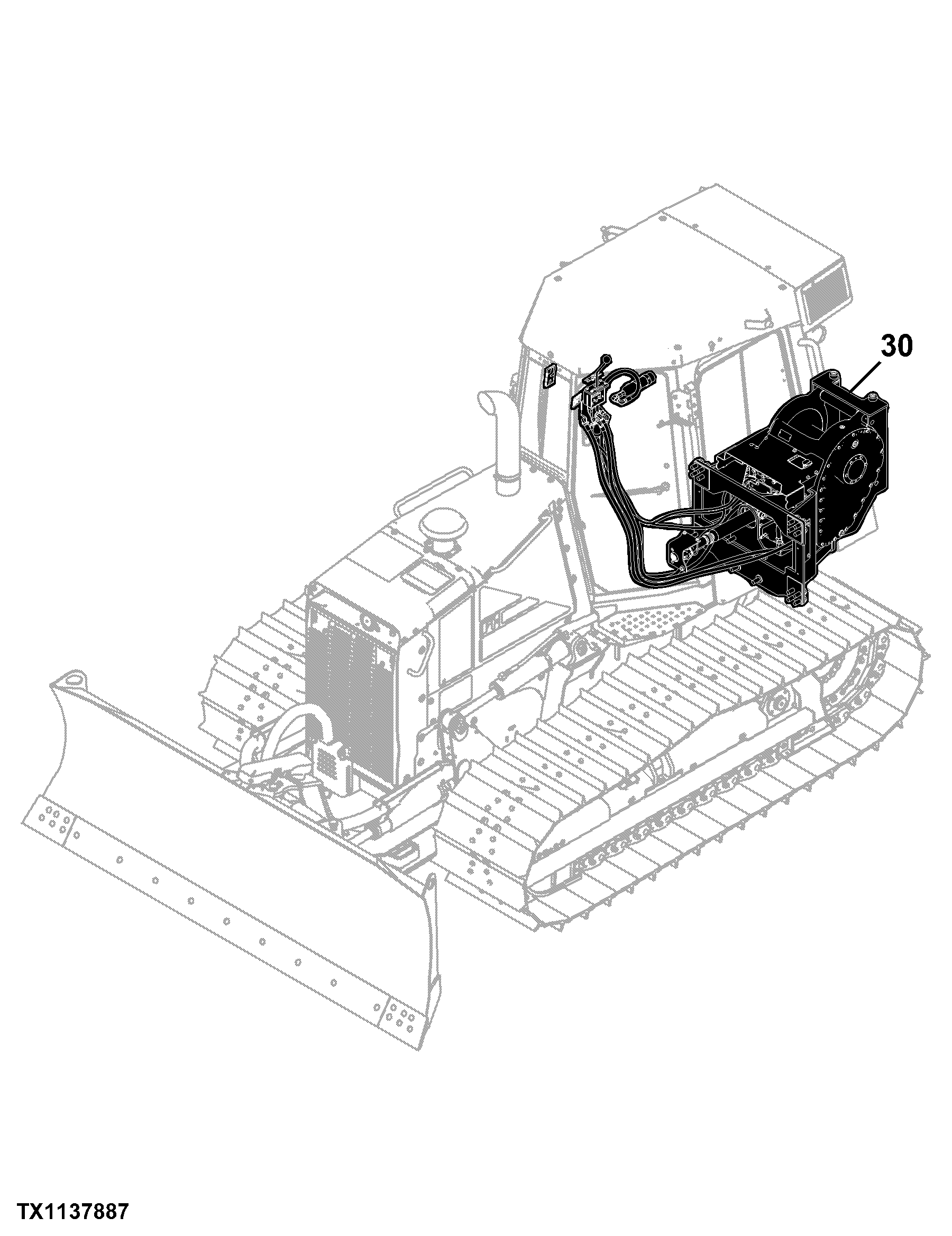 700K Crawler Dozer (PIN: 1T0700KX_ _E217278 - 275435) Engine 6068HT092