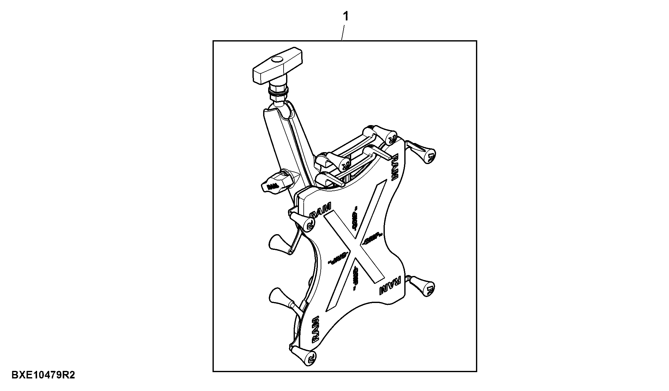 Tablet Mounting Bracket, Attachment