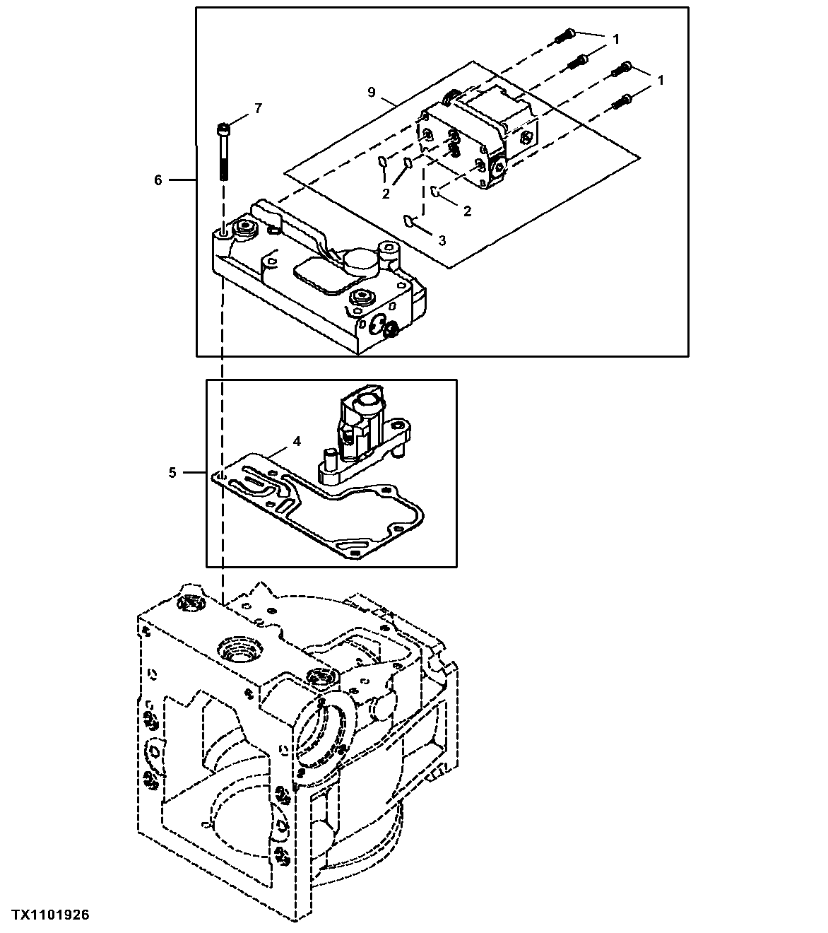 Hydrostatic Pump Displacement Control Valve