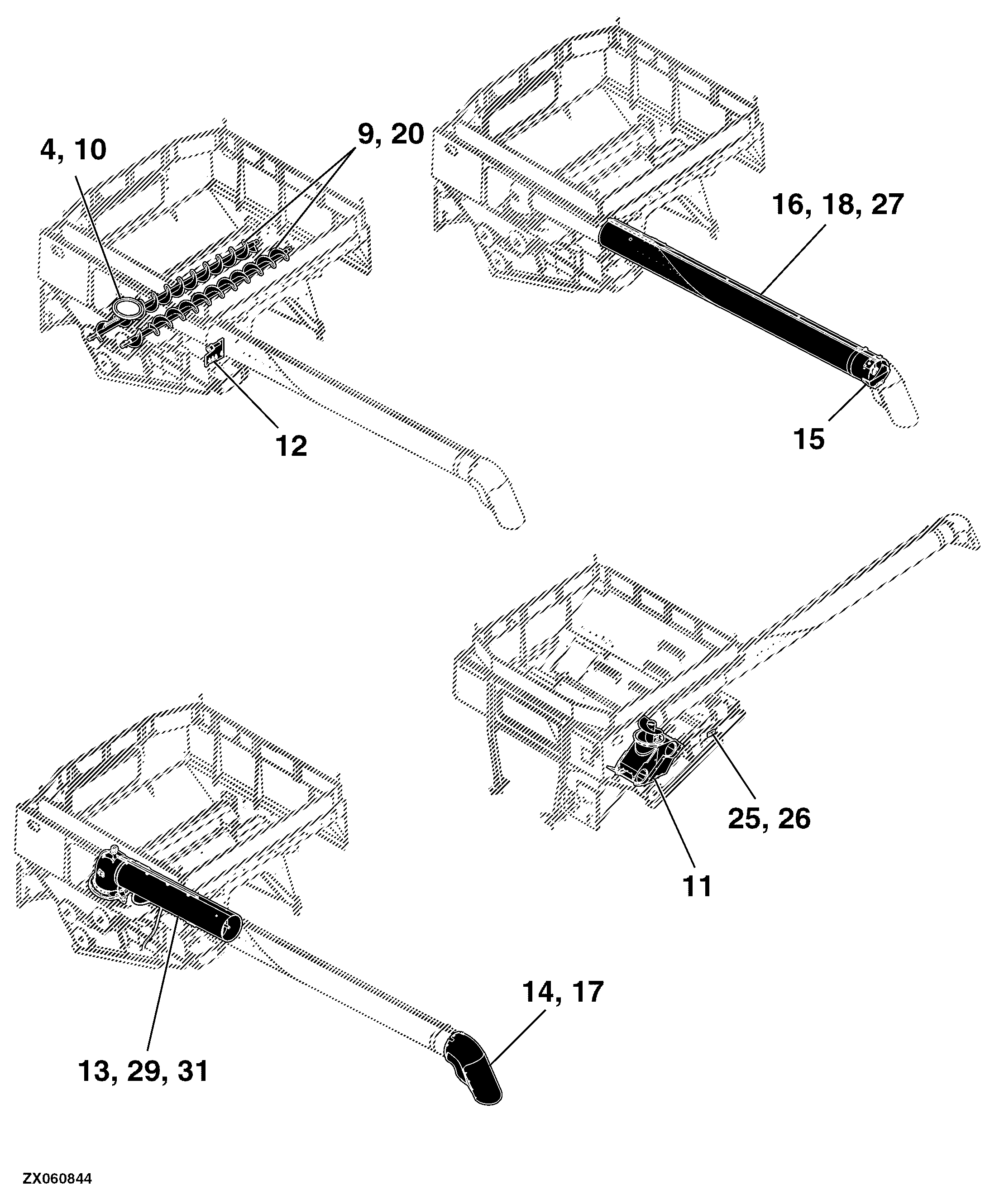 150 Grain Tank and Unloading Auger S670HM - MY14