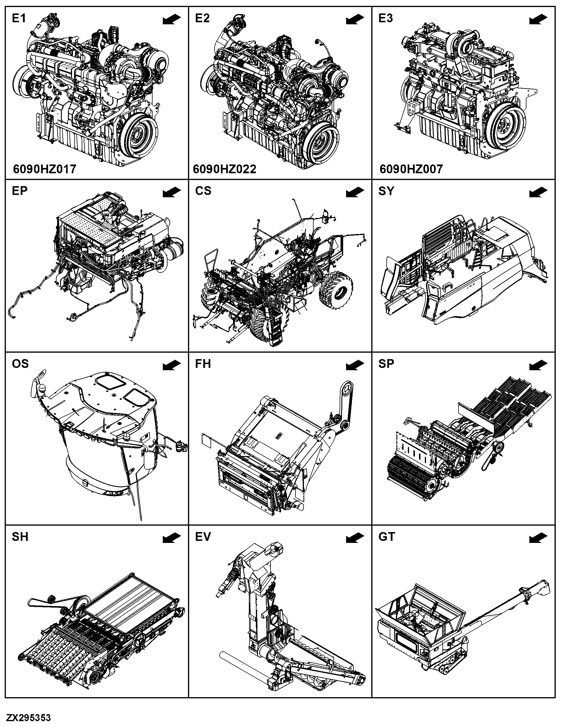 T670 Combine (Worldwide Edition, S.N. 105000 - 109999)