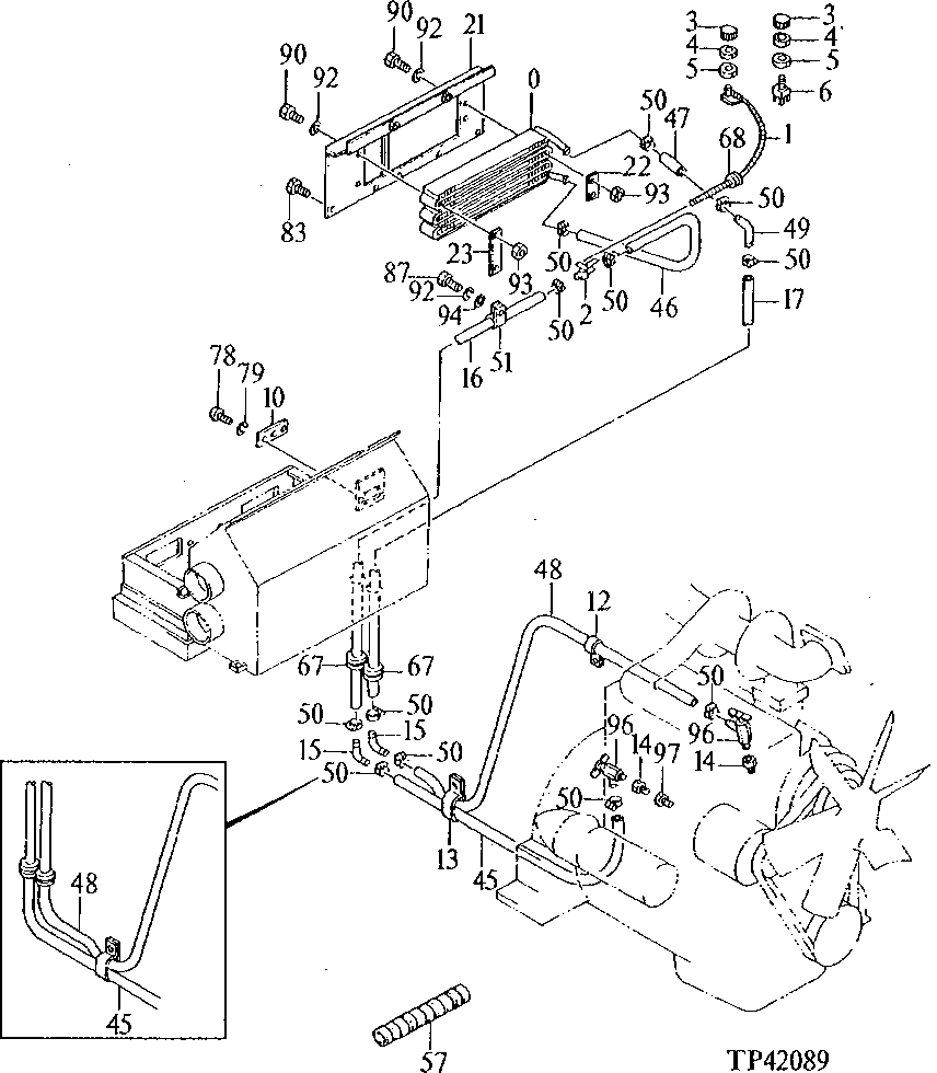 Heater Core and Lines (Heater Only) ( - 000916)
