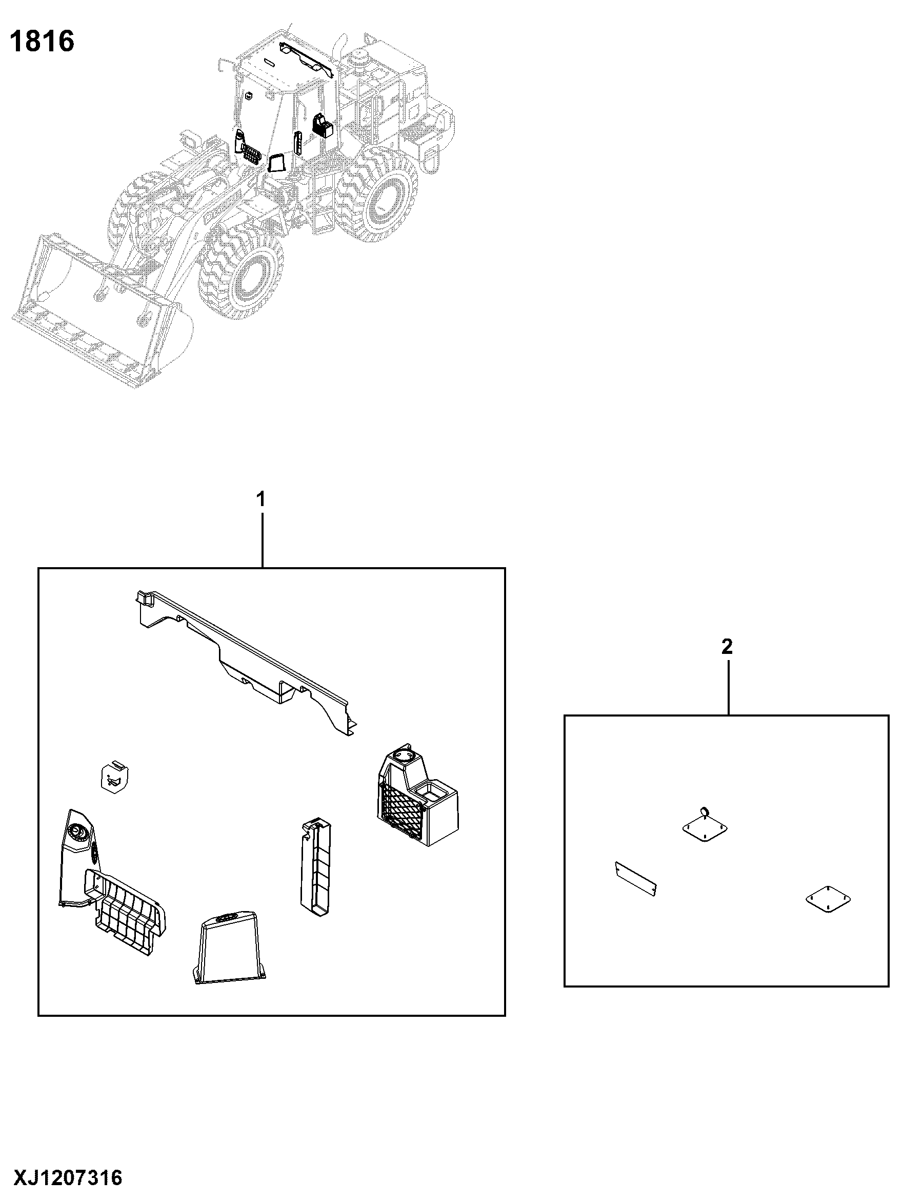 1816 Instruments and Control Mounting Structure