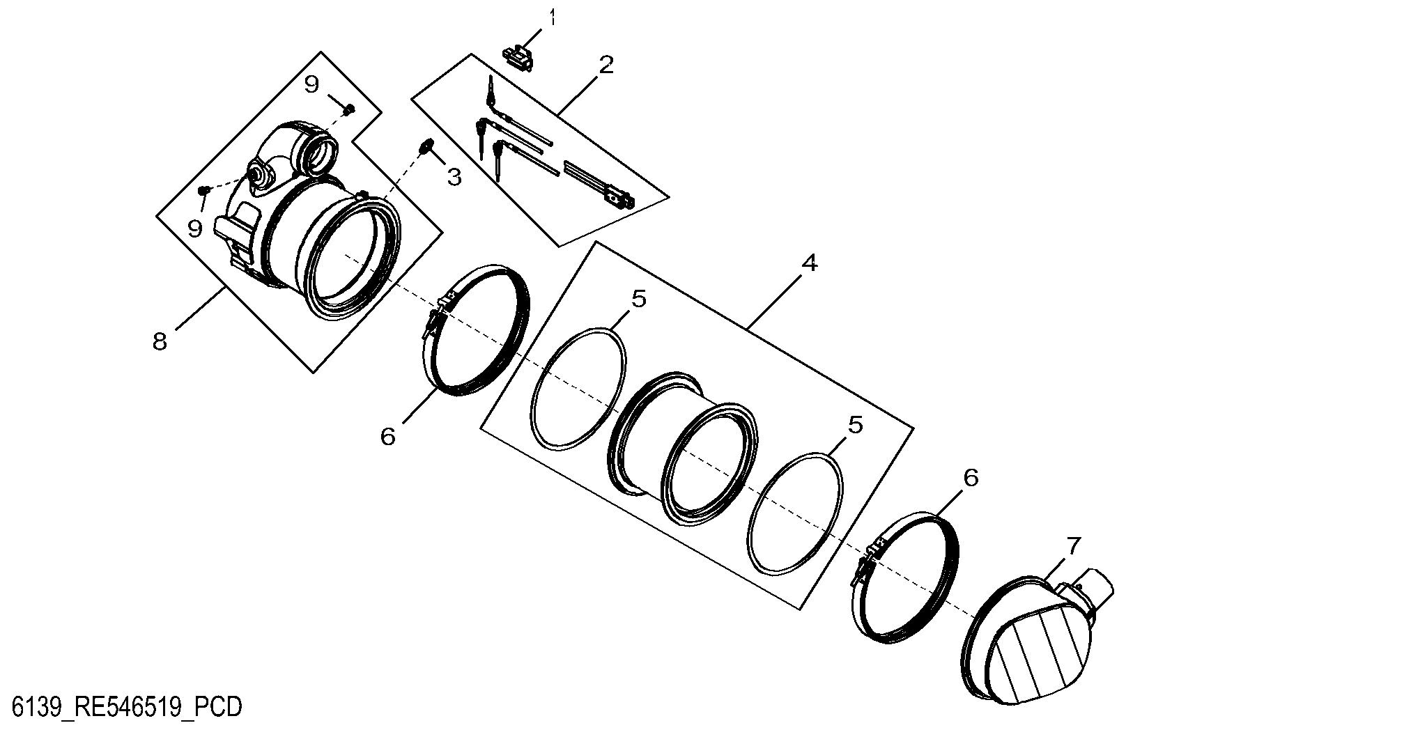 6139 Exhaust Filter / Diesel Particulate Filter