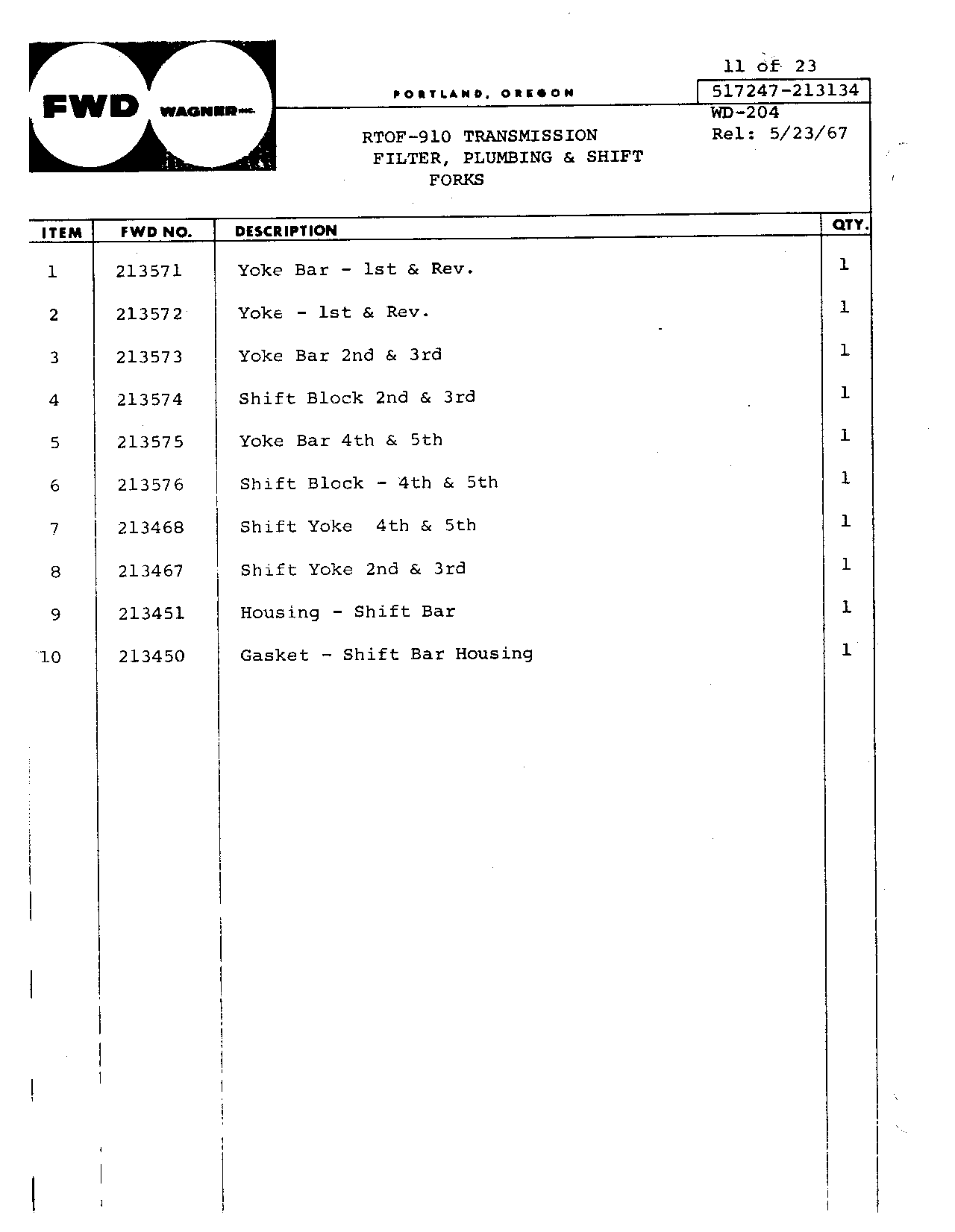 Section 50 - Power Train Transmission (Continued)