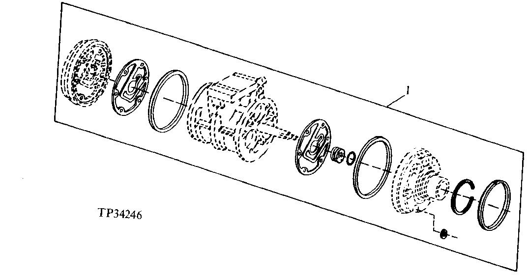 Air Conditioner Compressor Shaft Seal Kit (830205 - )