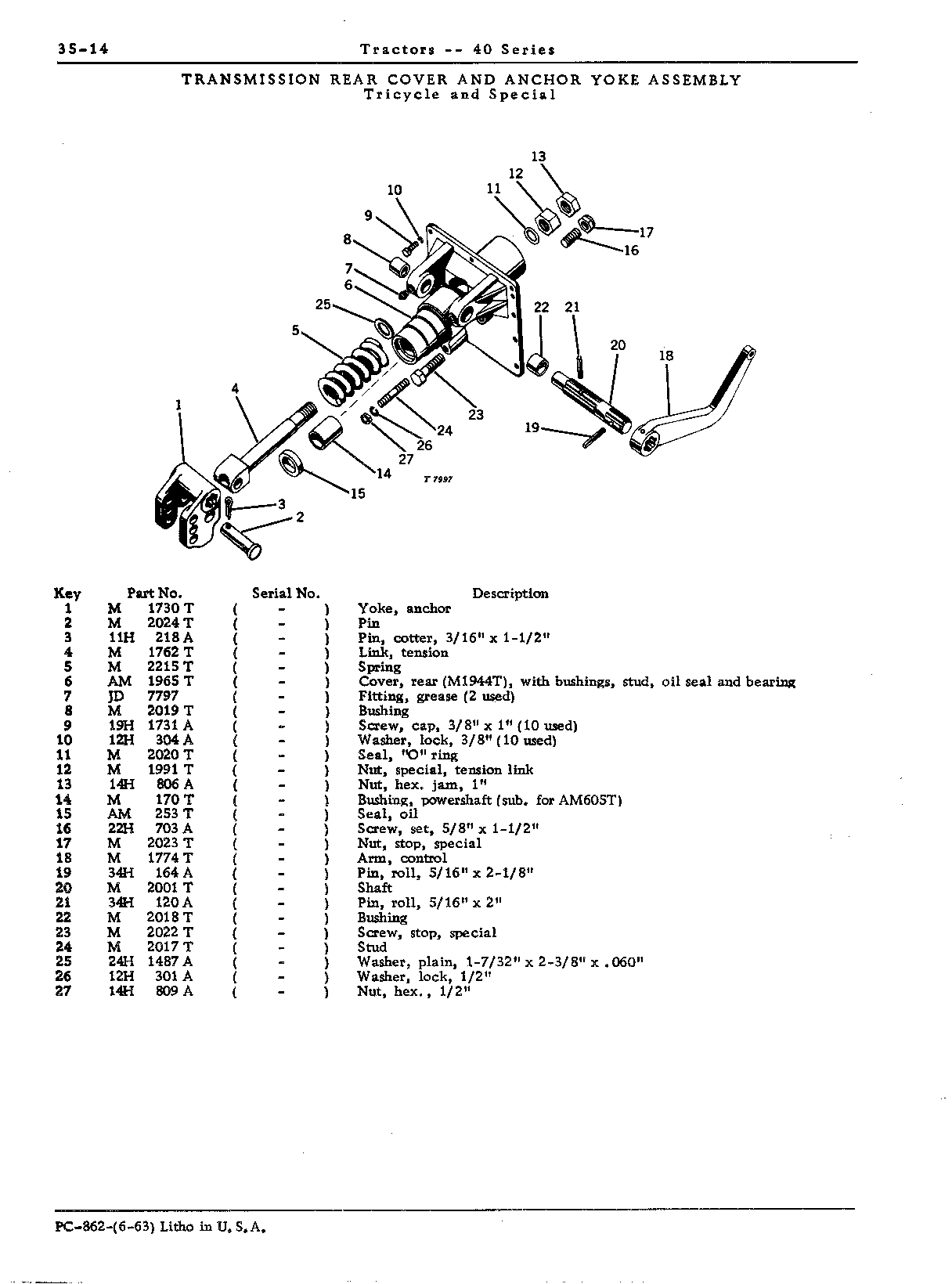 Anchor yoke assembly (Continued)