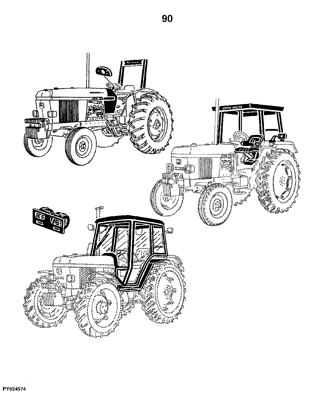 1550, 1750, 1850, 1850N Tractors (Europe Edition)