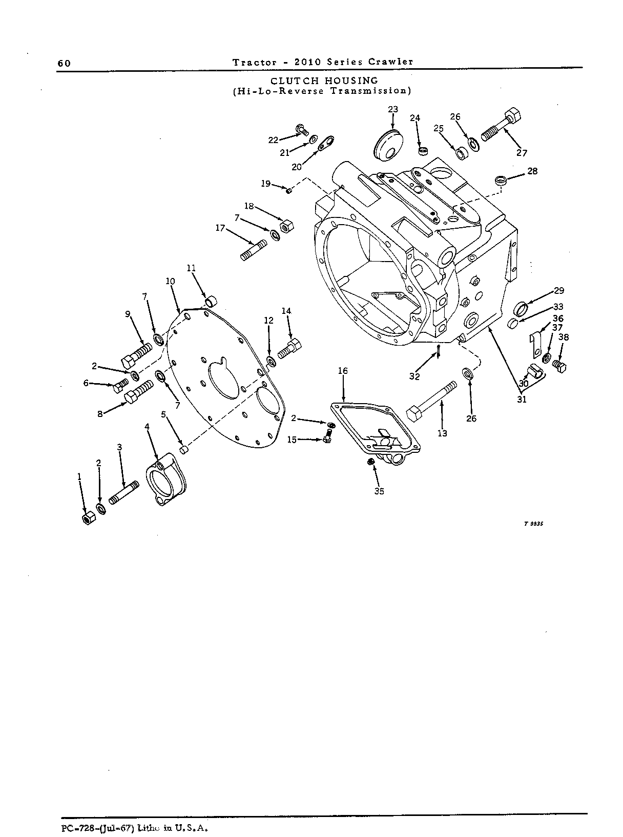 Clutch housing (Continued)