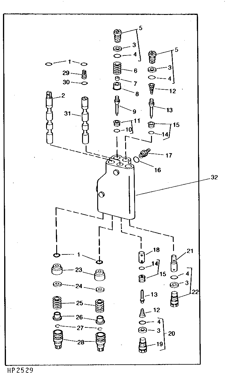 Secondary Control Valve (CESSNA NO. 31932-CBH) (610401 - )