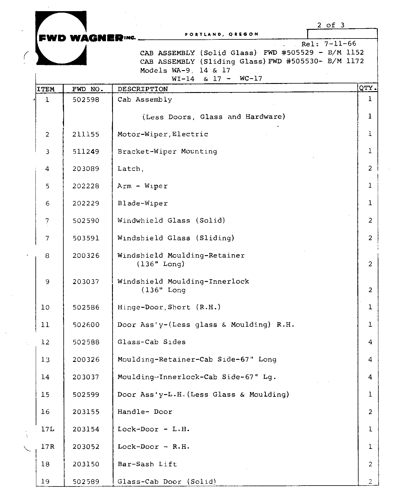 Section 80 - Cab and Electrical Cab Assembly (Continued)