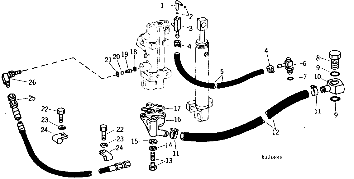 SEAT POSITION VALVE PRESSURE AND RETURN LINES