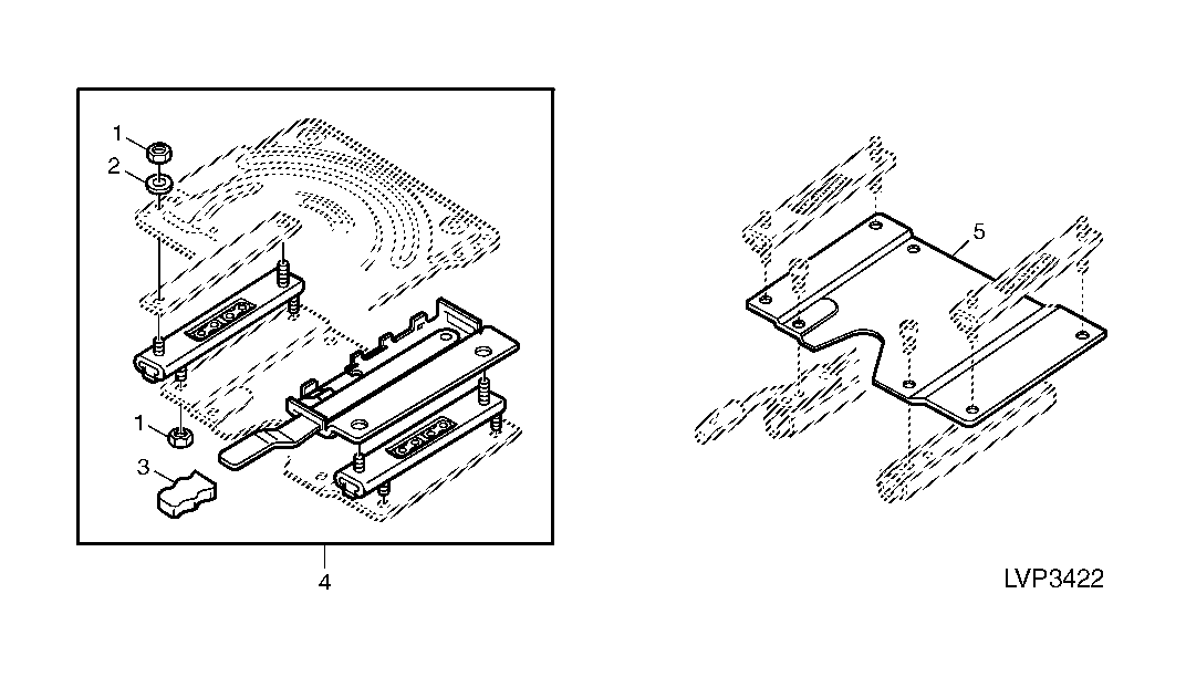 SEAT SUSPENSION KIT (ISOLATED OPEN OPERATOR STATION / CAB)