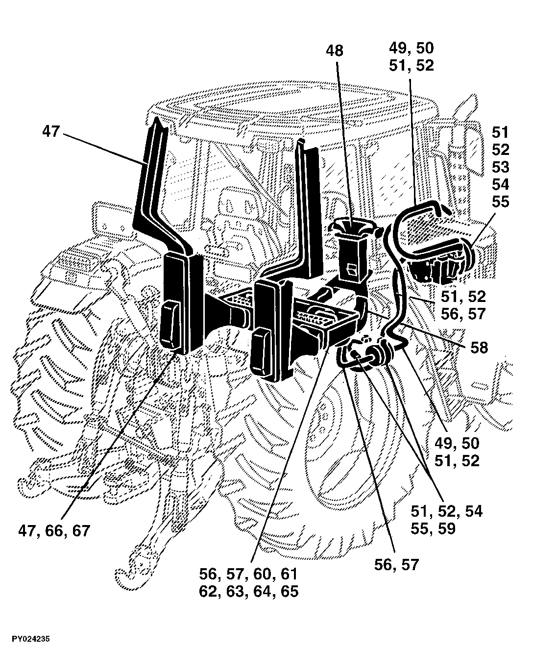 91 OPERATOR'S CAB, BASIC, HEATING, AIR CONDITIONING