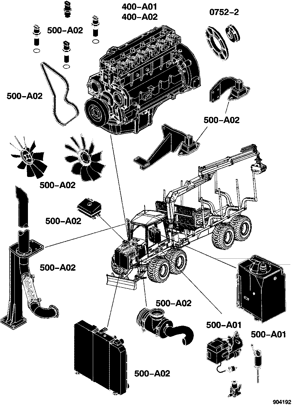 1410D Forwarder (S.N. 001201-001464), Tier 3, Engine 6068HTJ85