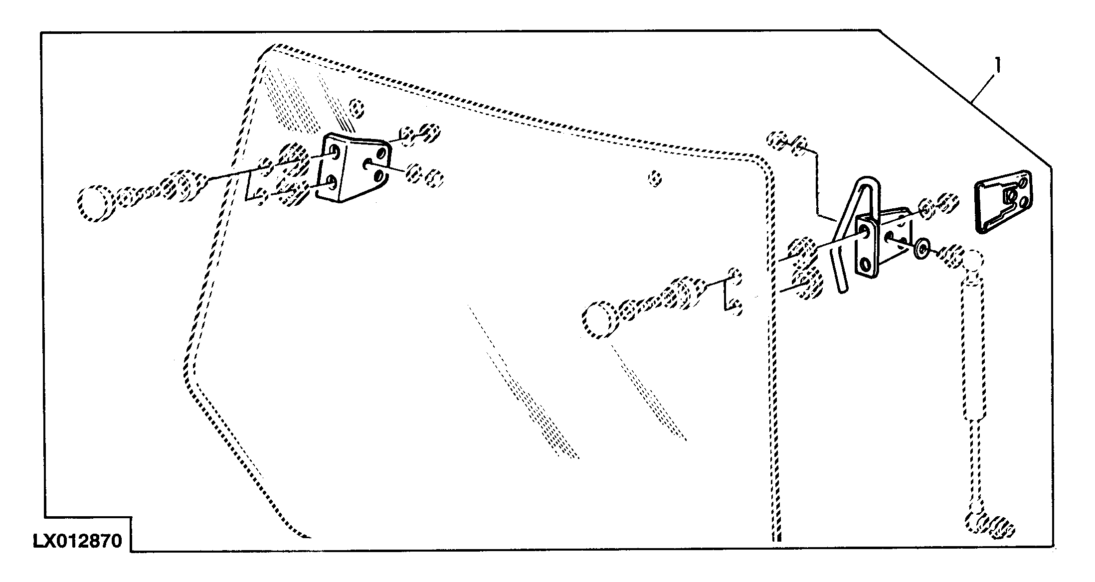 FIELD INSTALLATION KIT - HANDLE FOR HINGED WINDSHIELD OR REAR WINDOW