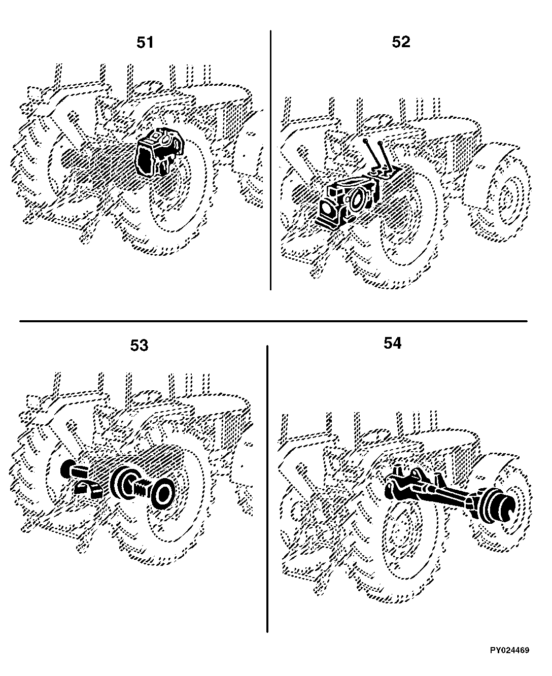 2650, 2650N, 2850 Tractors (Synchro-Transmission)(Europe Edition)