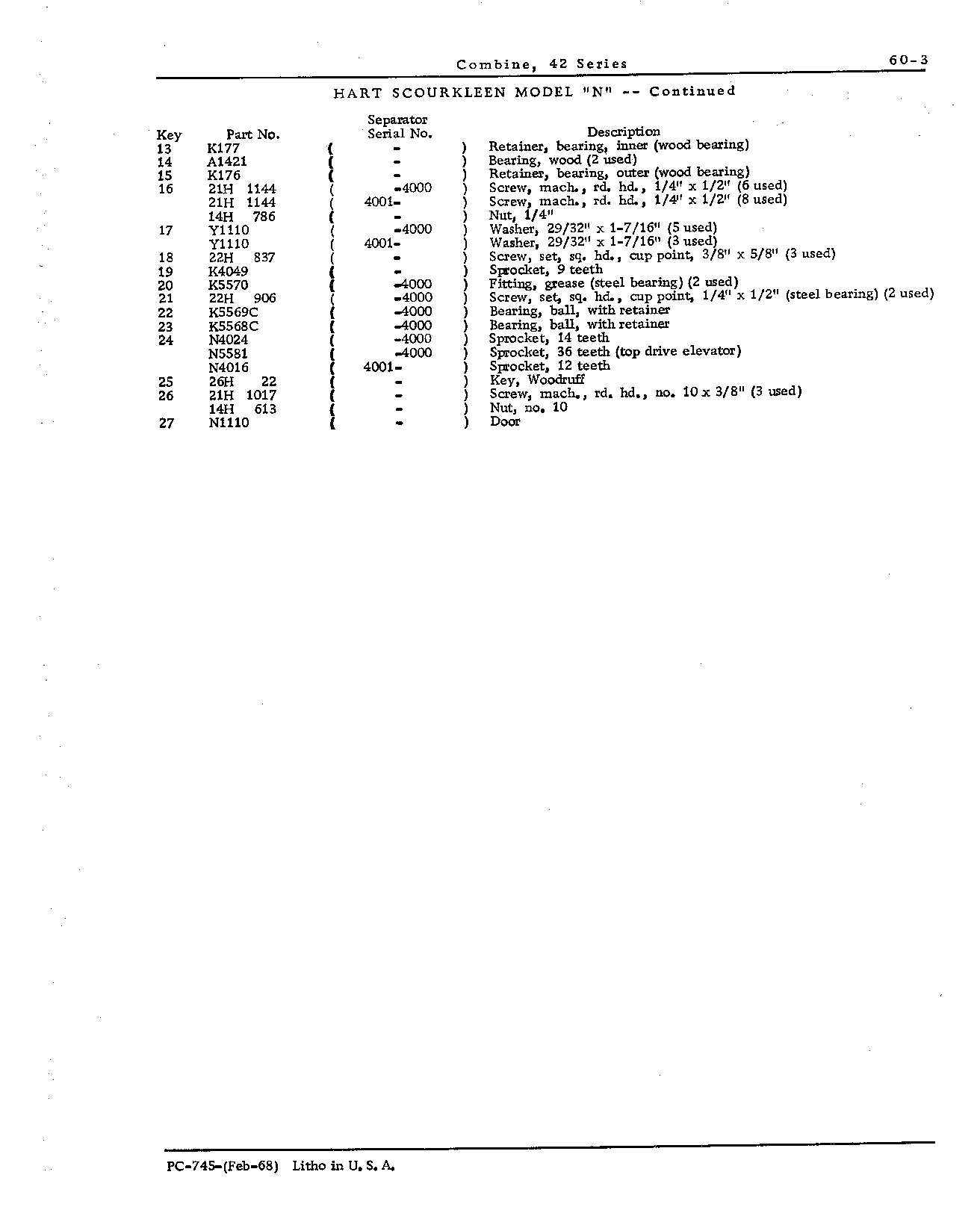 Hart ScourKleen (Continued)