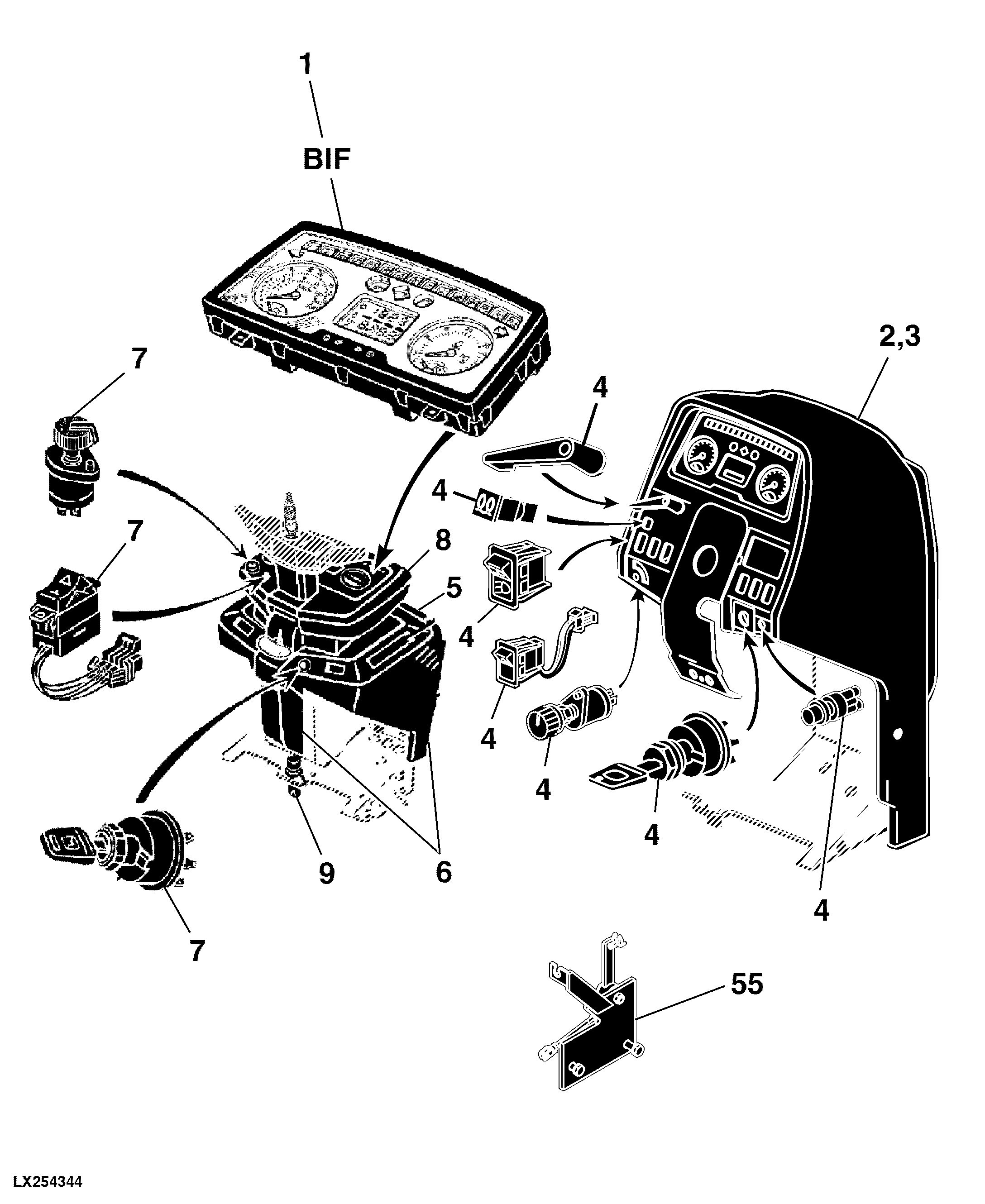 93 Operators Station, Controls And Accesories