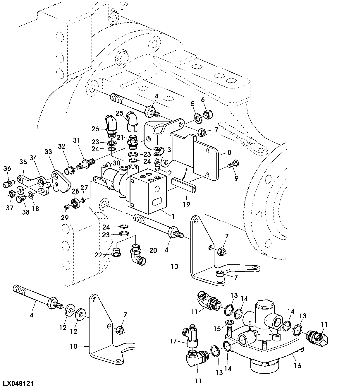 CONTROL VALVES FOR TRAILER AIR BRAKE (DUAL-LINE PLUS SINGLE-LINE SYSTEM)