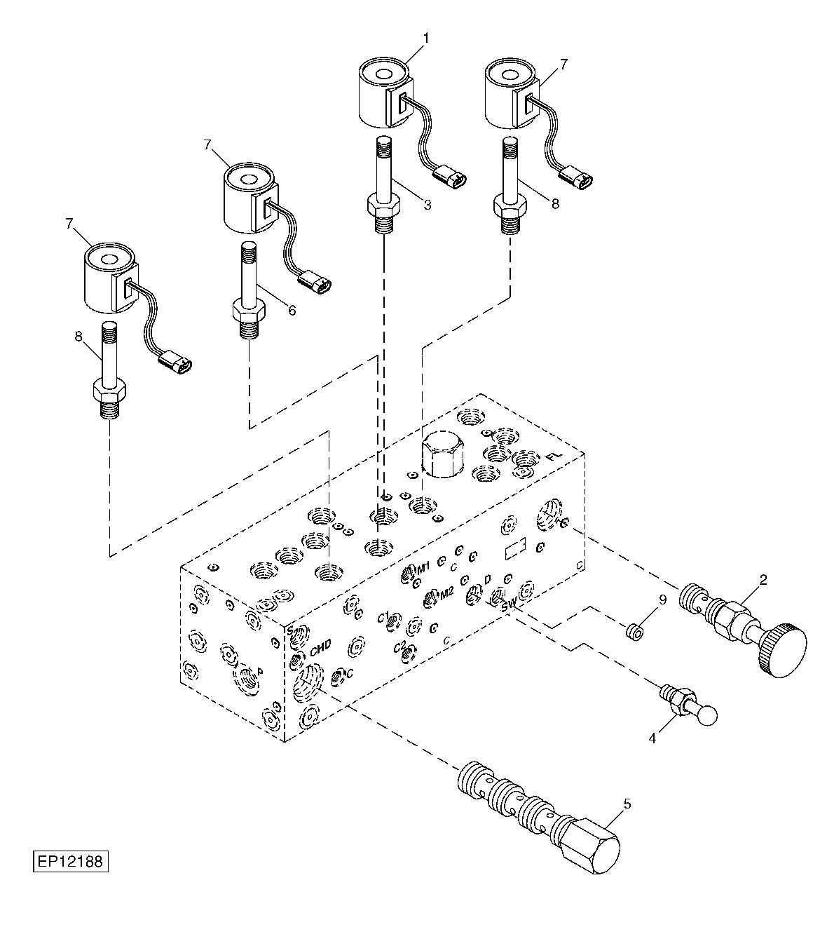 Main Hydraulic Valve Fittings (183050 - 300000)