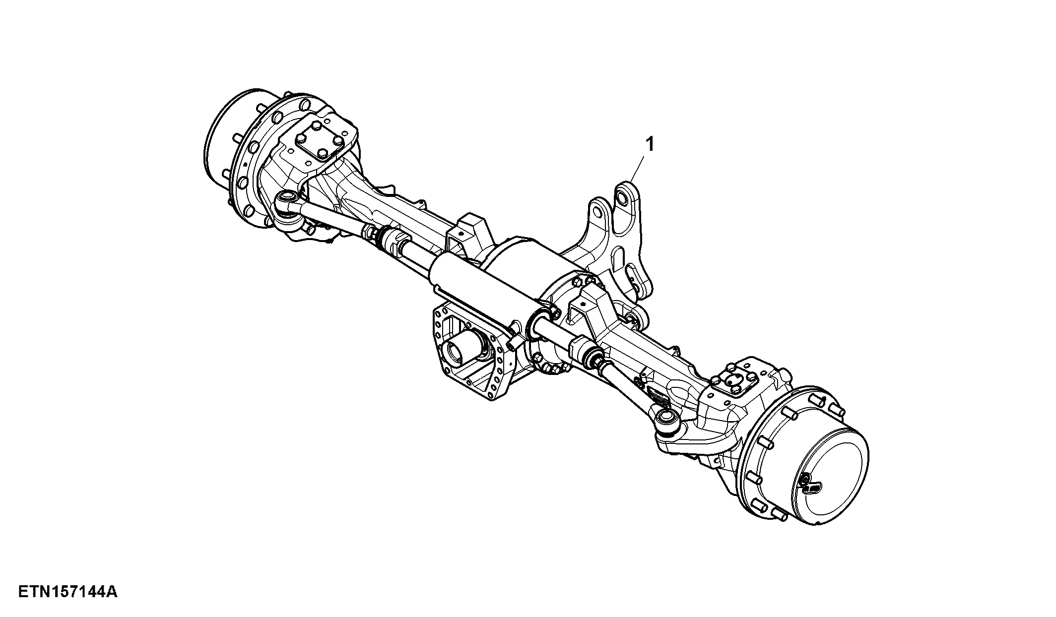 MFWD Axle, W/ TLS™