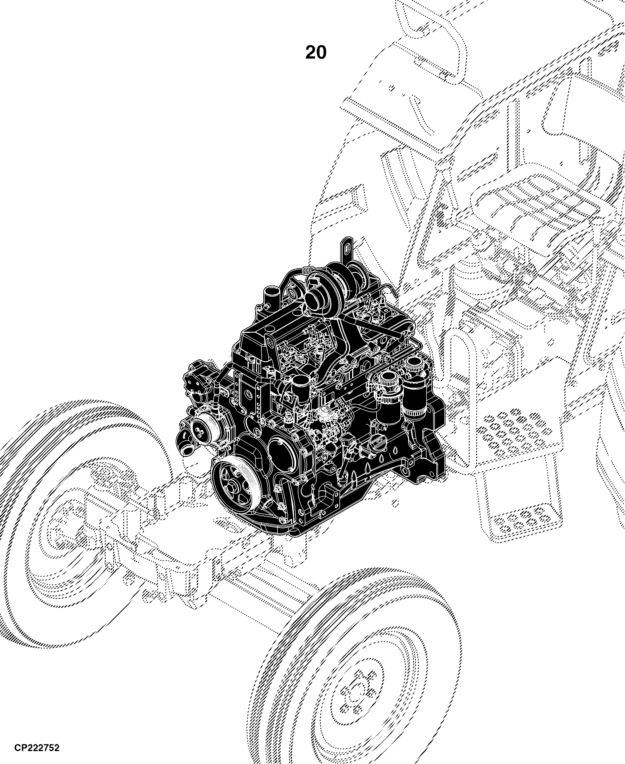 5E-954 Tractor (S.N. 511560- )(China Edition)