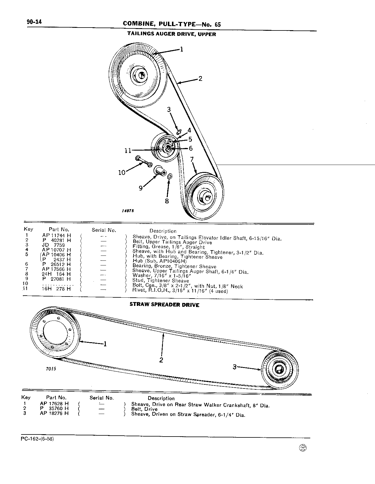 90 Drive Belts, Chains, and Tighteners (Continued)