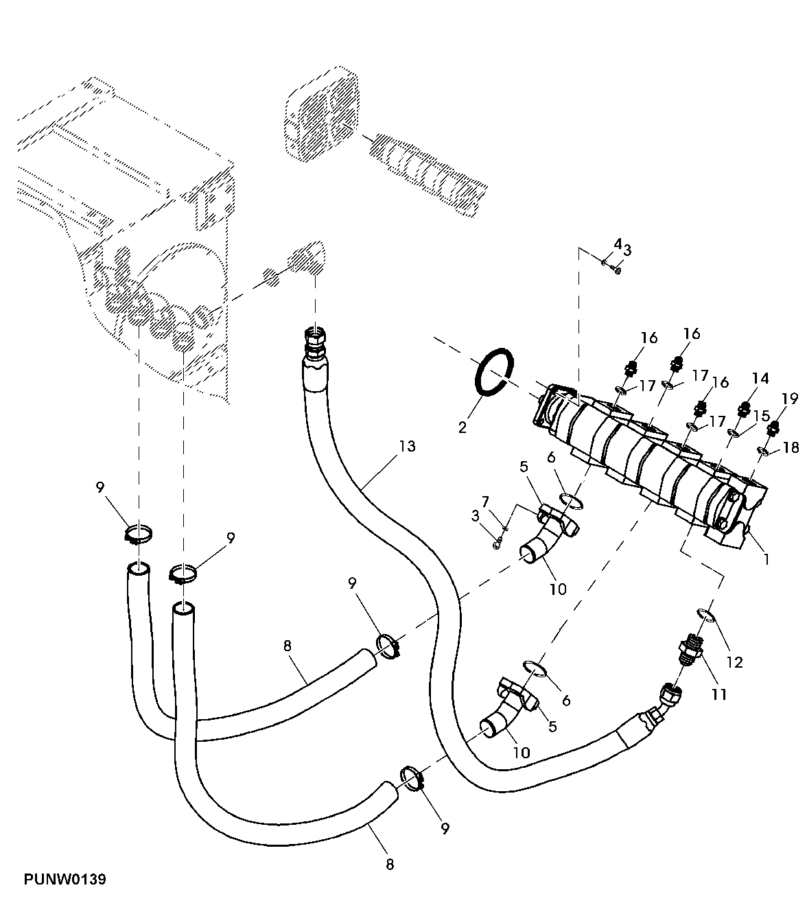 Pump - Topper/Cool Fan/Scr - Outer/Cyl/Rot Screen