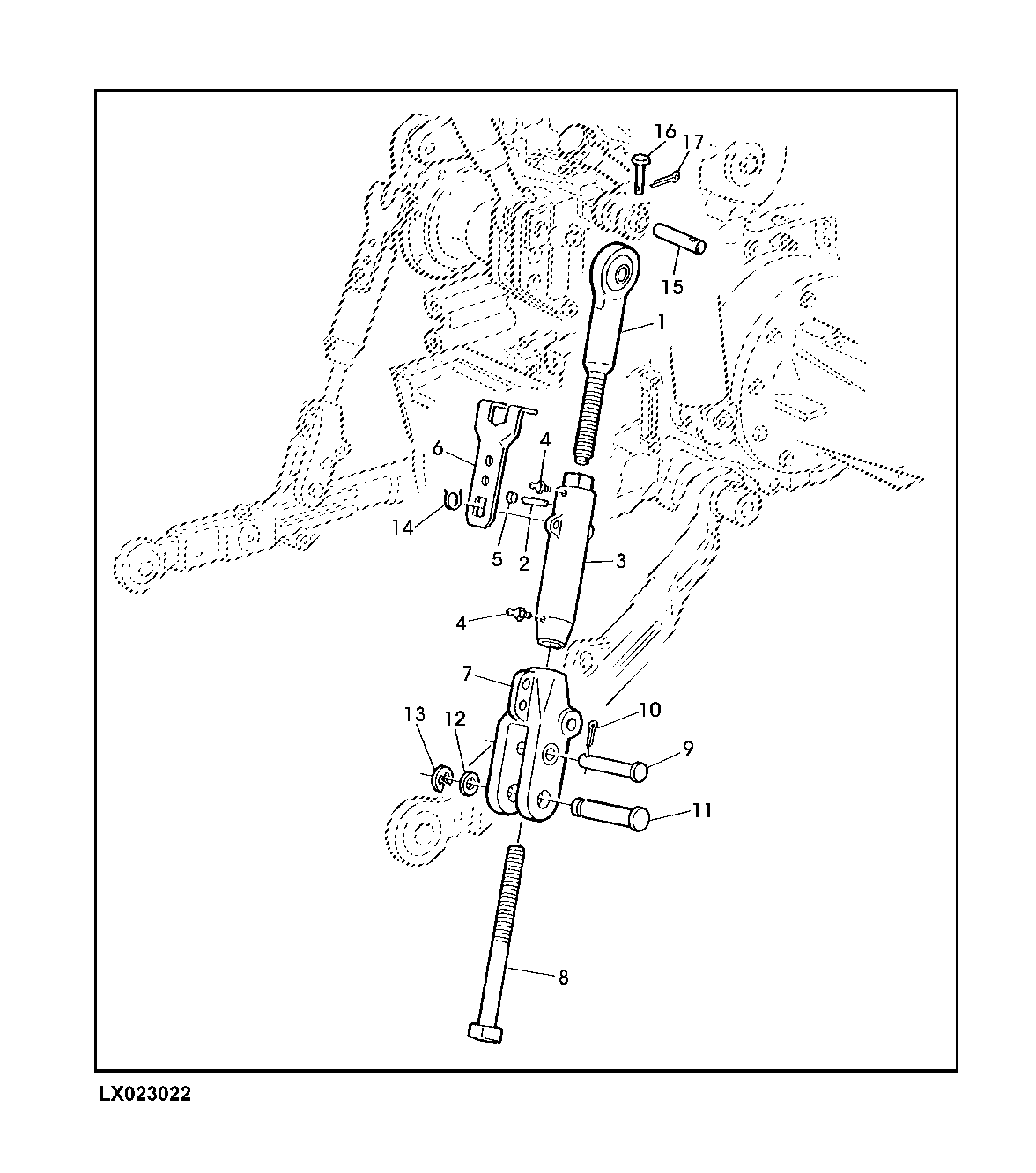 ADJUSTABLE LIFT LINKS WITH TELESCOPING DRAFT LINKS