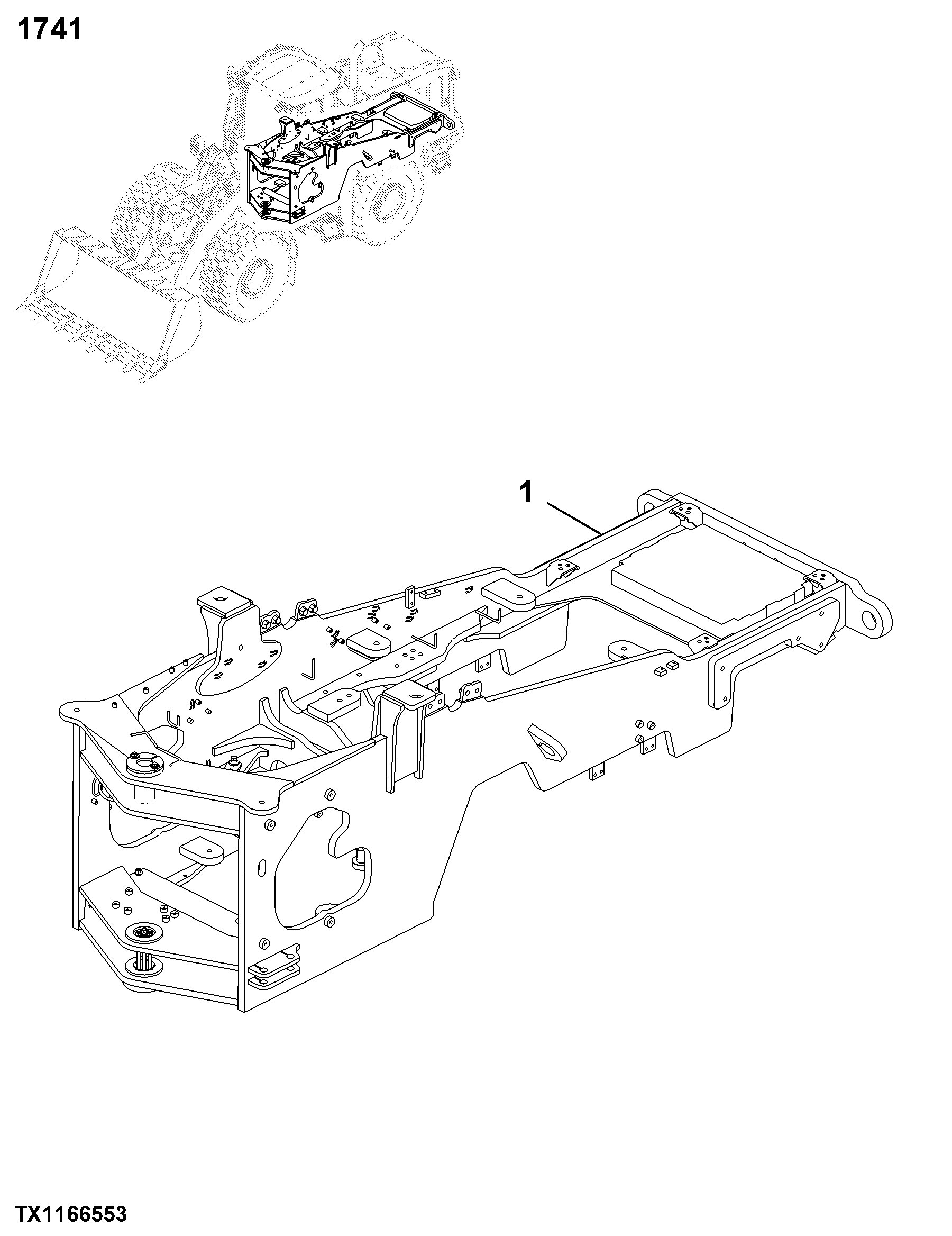 1741 Engine Or Main Frame