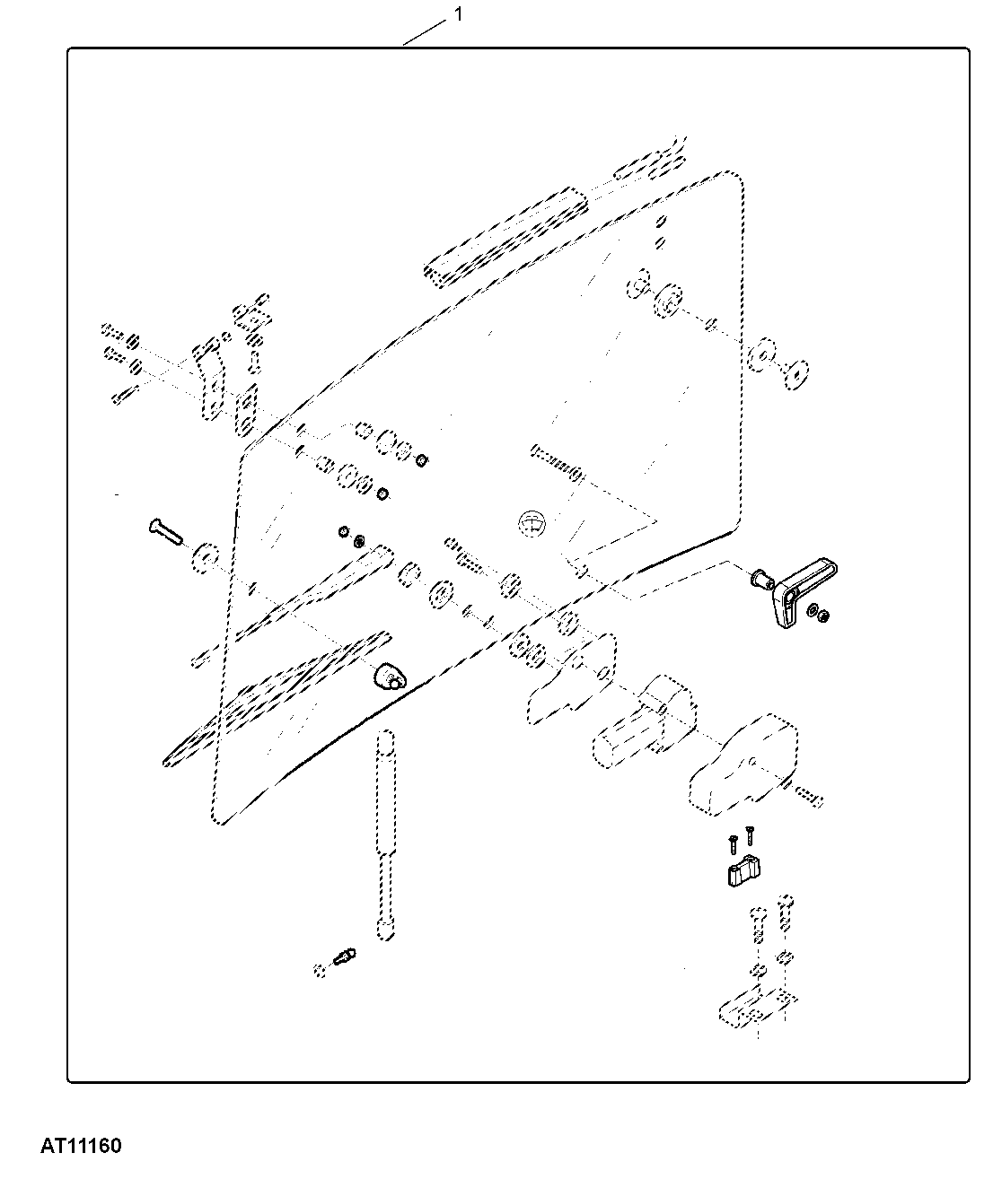 WINDSHIELD TILTABLE, KIT