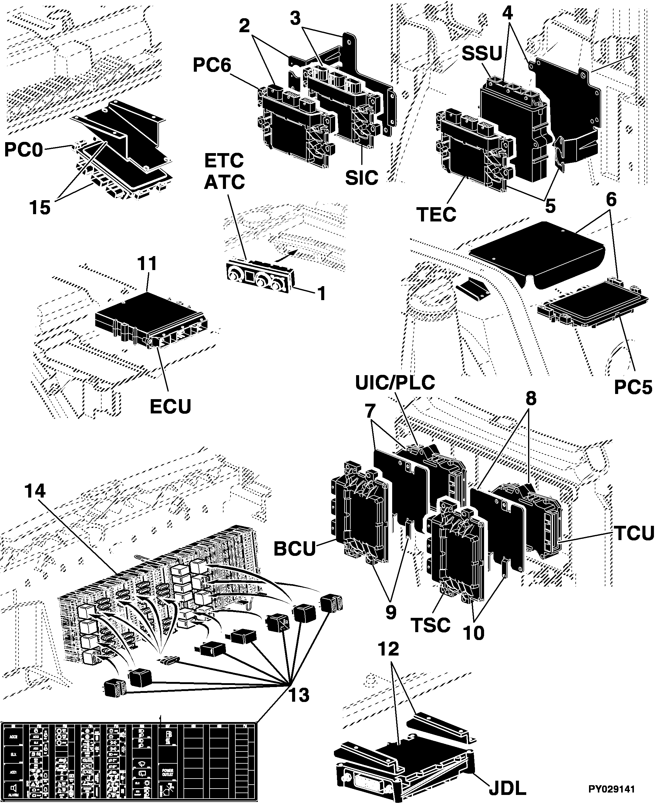 43 Electrical Components / Control Units and Miscellaneous Small Parts